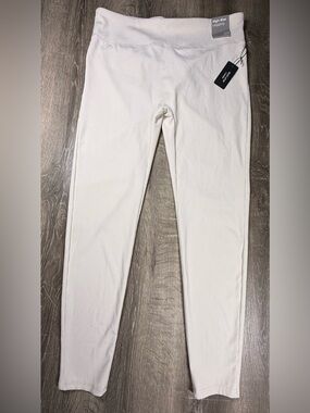 Forever 21 Ribbed High Rise Uplift Active Cream Leggings, Size 2X